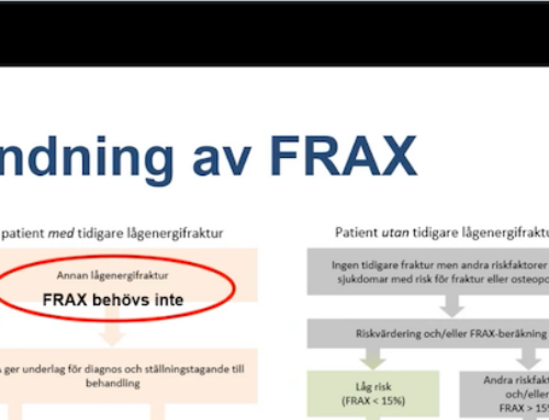 Föreläsning om frakturriskbedömning med Frax