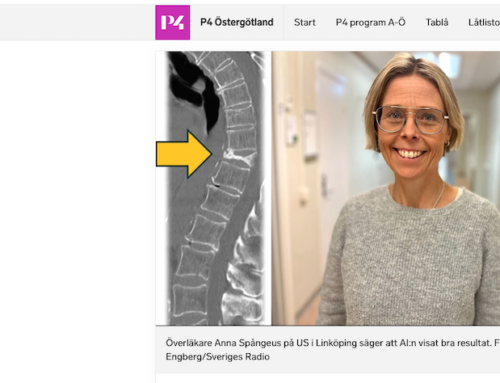 Här hittar AI frakturer på ryggraden – unikt i Sverige