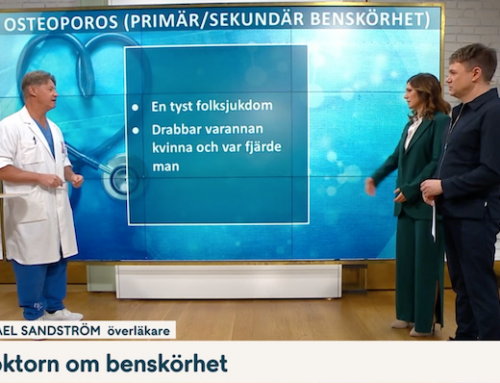 Dr Mikael pratar benskörhet på TV4